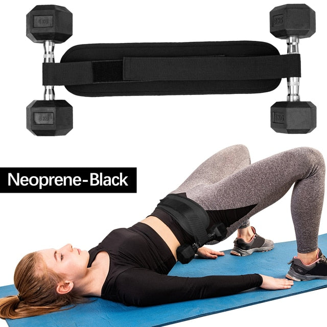 Hip Thrust Belt Glute Bridge Pad - ZAGAZOOM