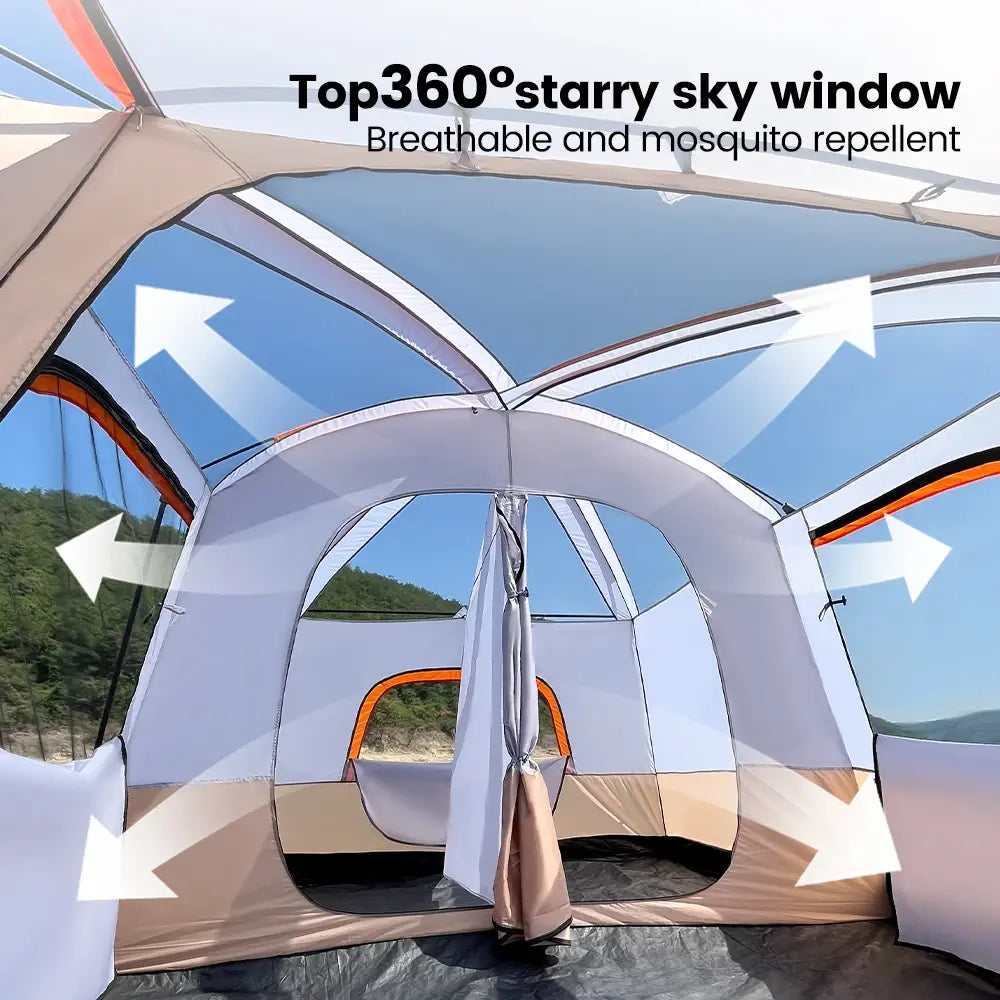 12 Person Tent - Two Room - ZAGAZOOM