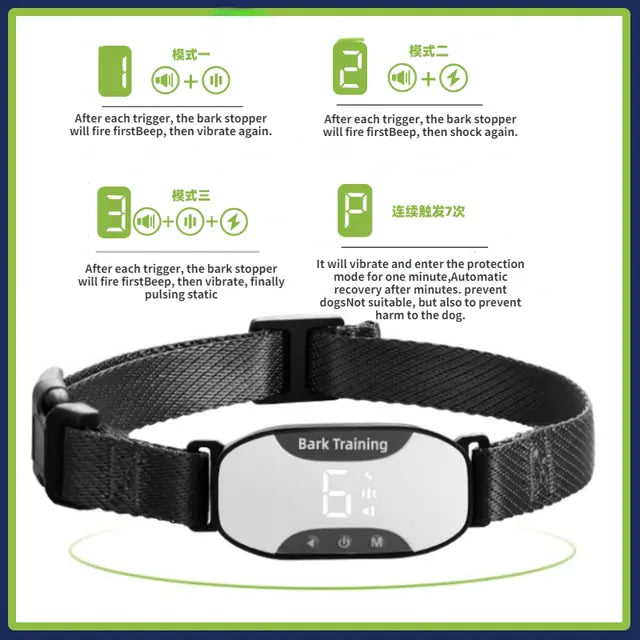 Ultrasonic Anti-Bark Dog Training Collar - ZAGAZOOM