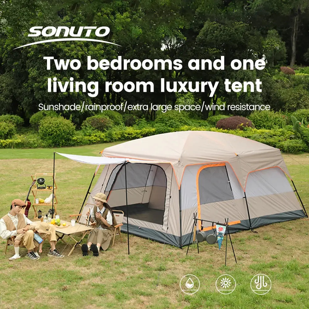 12 Person Tent - Two Room - ZAGAZOOM